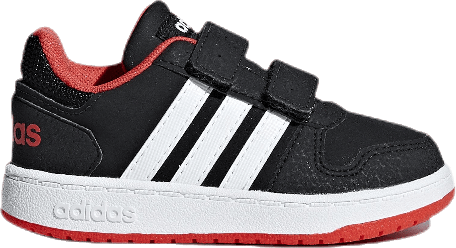 Hoops 2.0 Cmf I Core Black / Cloud White / Hi-Res Red, Unisex, Topánky, Tenisky, Čierna, EU 26