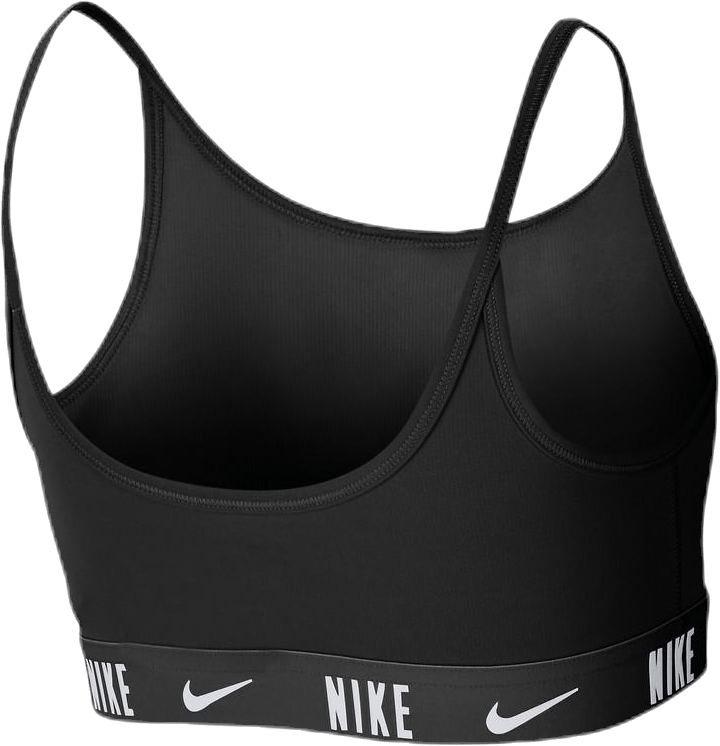 Trophy Big Kids' (Girls') Sports Bra BLACK/BLACK/WHITE - Bild 2