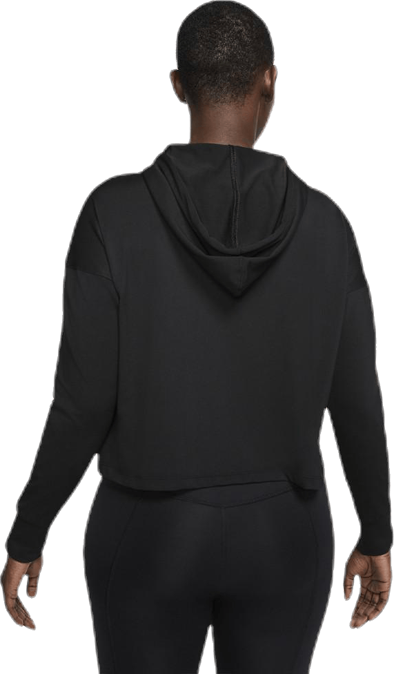 Yoga Jersey Crop Hoodie Black - Bild 2