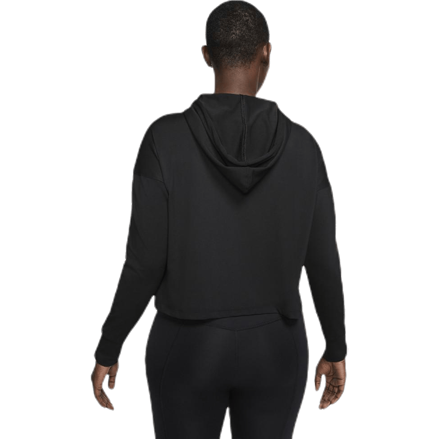 Yoga Jersey Crop Hoodie Black - Bild 2
