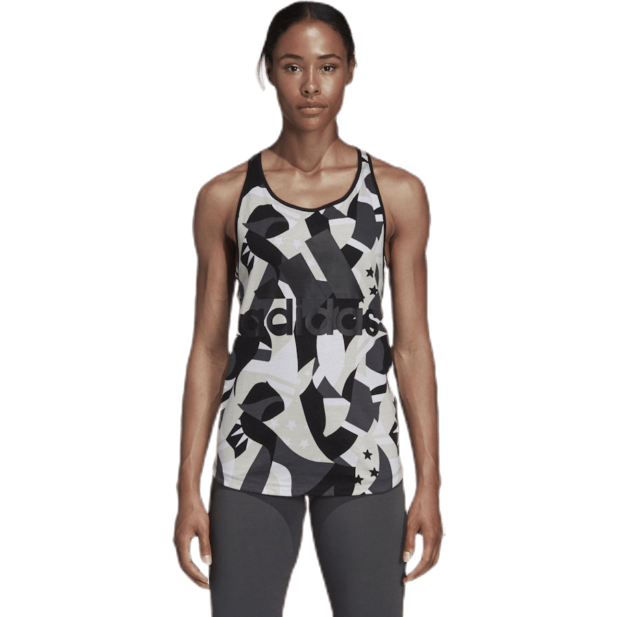 Sid All Over Print Tank White/Black