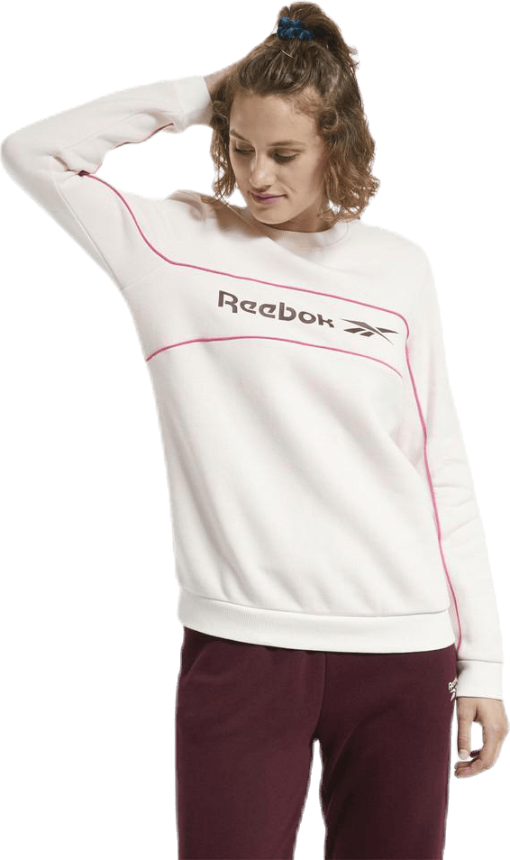 Cl F Linear Crew Pink/White