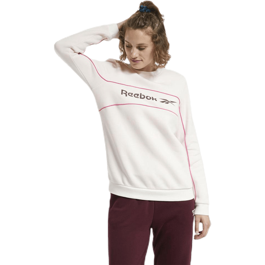 Cl F Linear Crew Pink/White