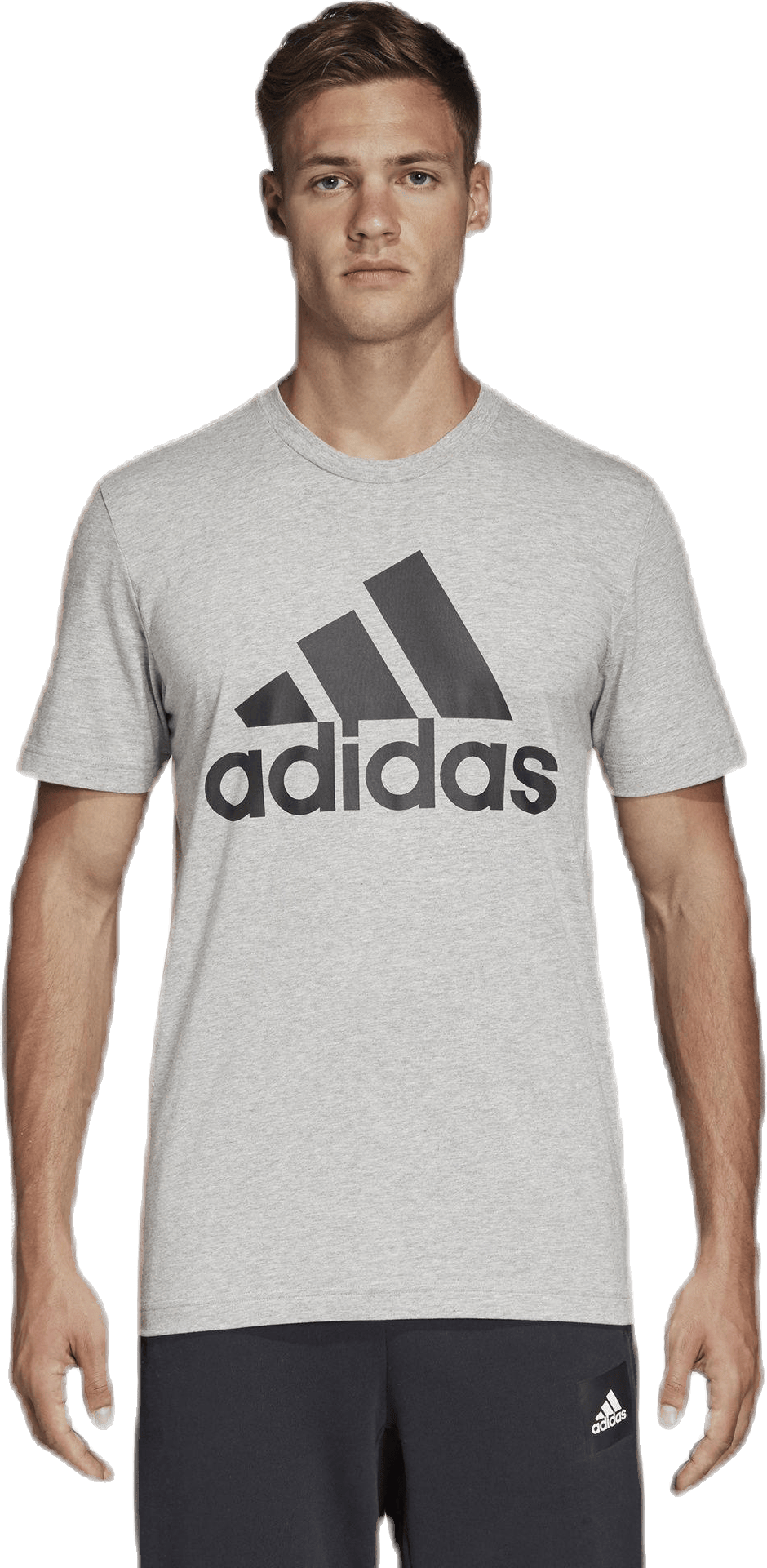 Mh Bos Tee Medium Grey Heather / Black - Bild 2