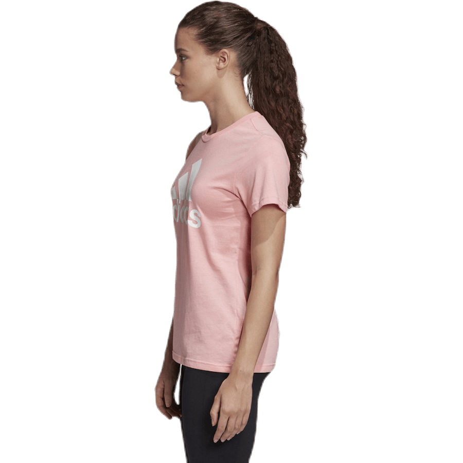 W Badge Of Sport Cotton Tee - Regular Fit Glory Pink - Bild 2