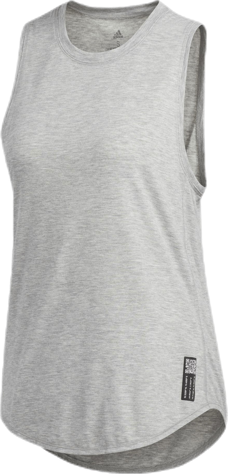 Adapt Tank HD Grey, Female, Odevy, Tops, Beží, Šedá, L
