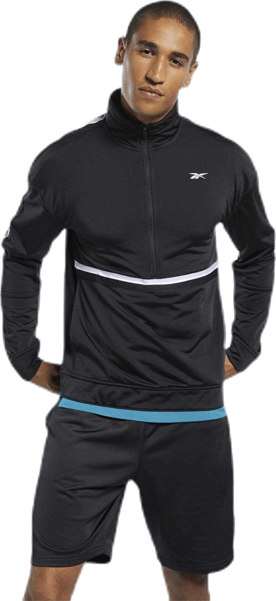 WOR Tricot 1/4 Zip Black, Male, Apparels, Shirts, Black, XS