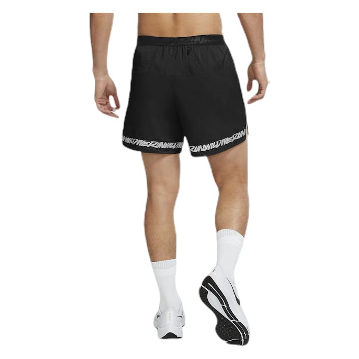 Flex Stride Wild Run 5" Black/Grey, Male, Apparels, Shorts, Workout, Black, XXL
