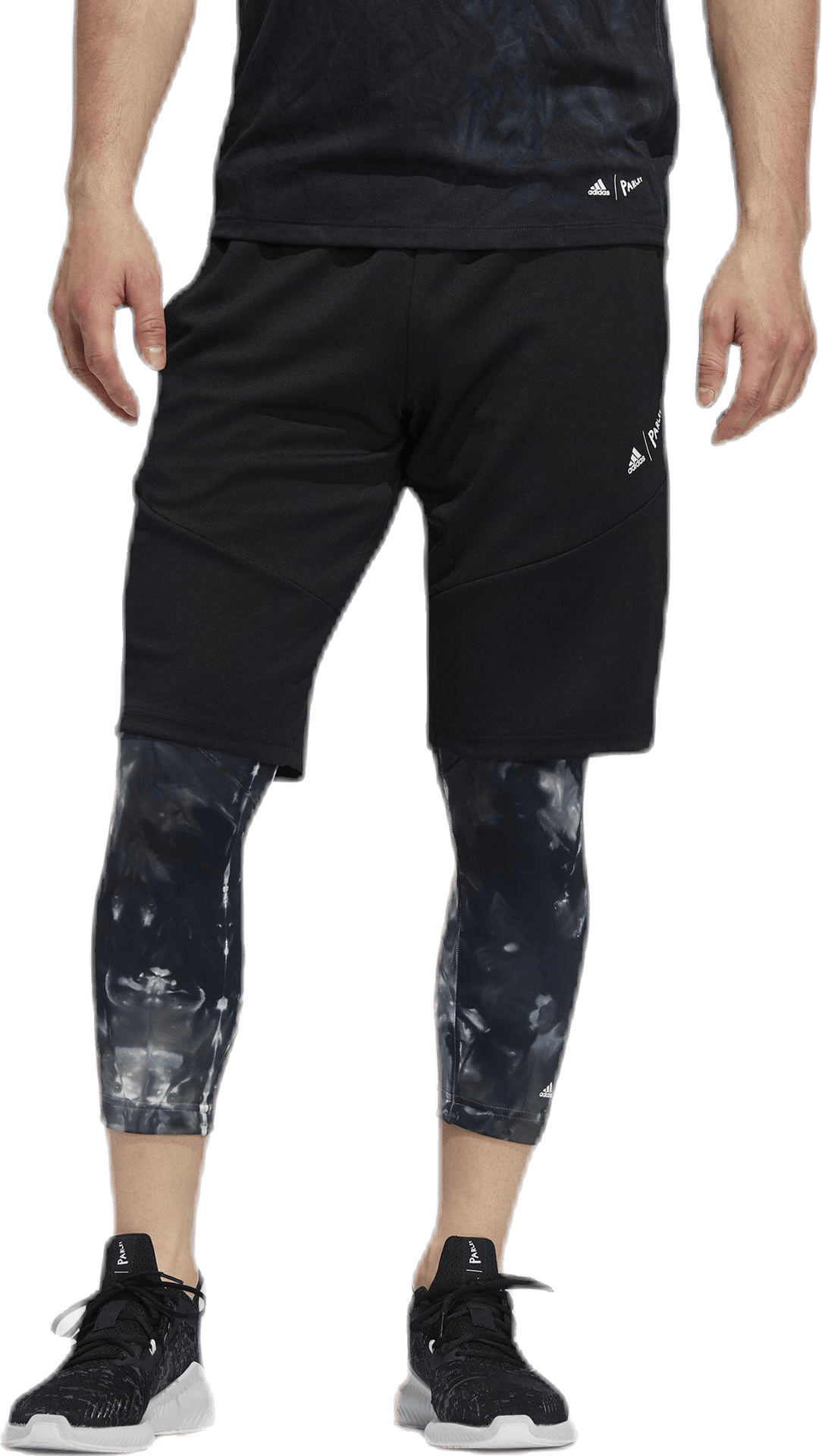 Parley Shorts Black, Male, Apparels, Shorts, Workout, Black, XL