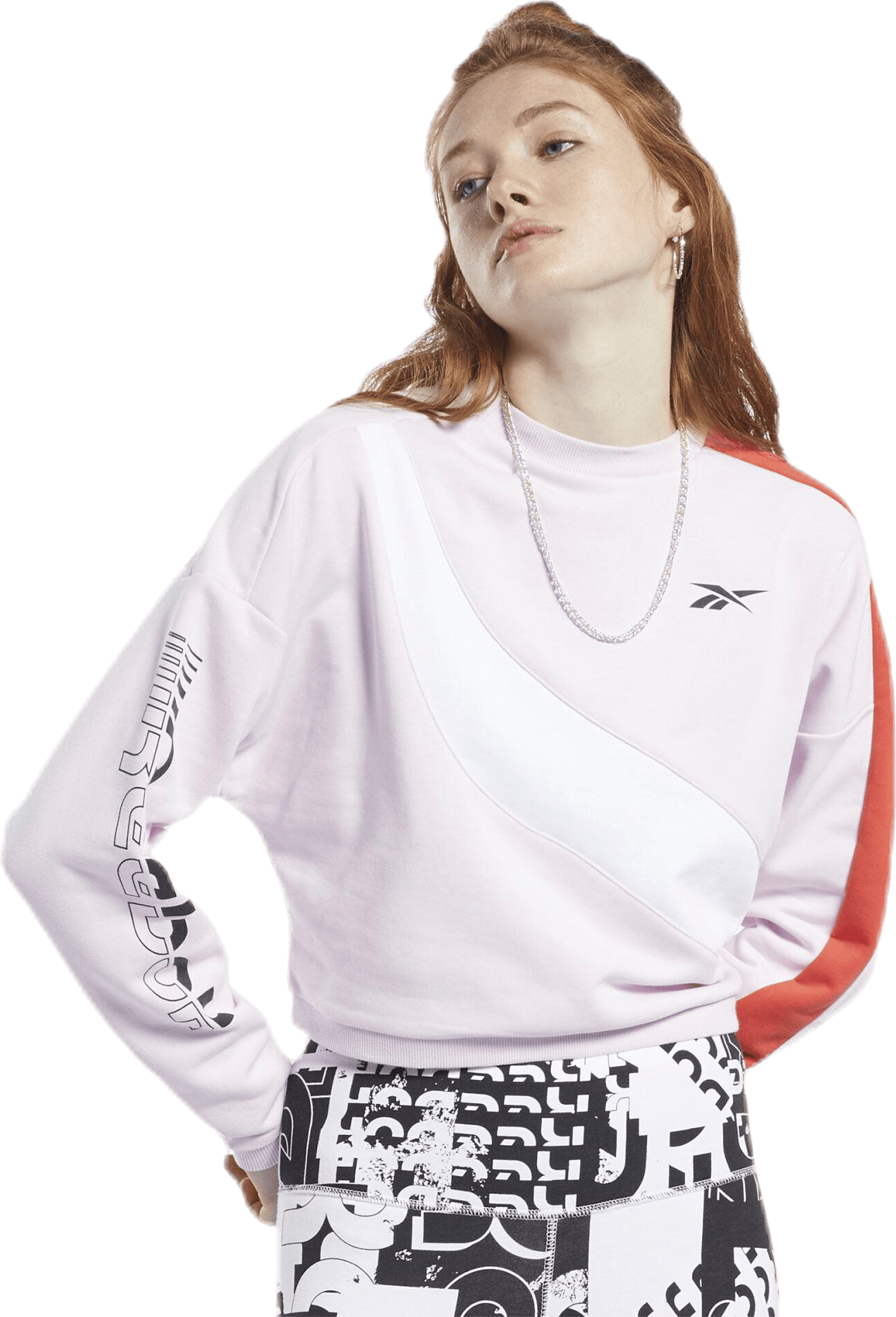 Wor Myt Colorblocked Crew White