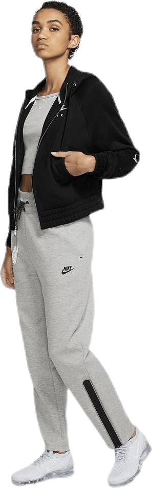 Nsw Air Hoodie Fz Bb Flc White/Black - Bild 3