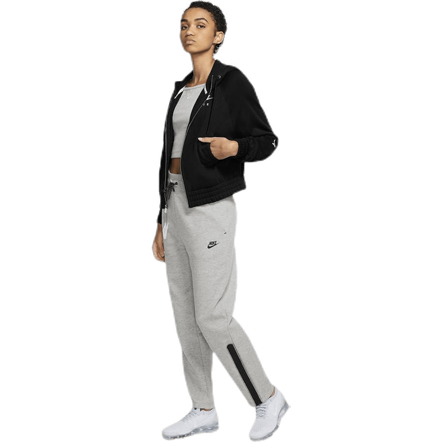 Nsw Air Hoodie Fz Bb Flc White/Black - Bild 3