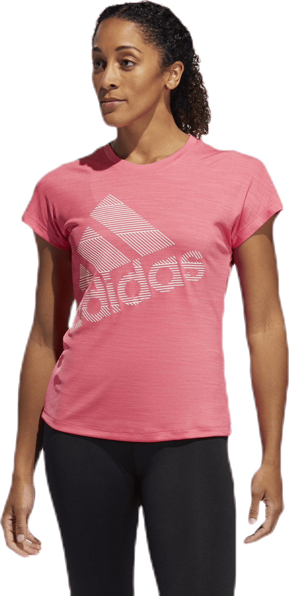 Bos Logo Tee SS Pink, Female, Odevy, Tričko, Posilovať, Ružová, S