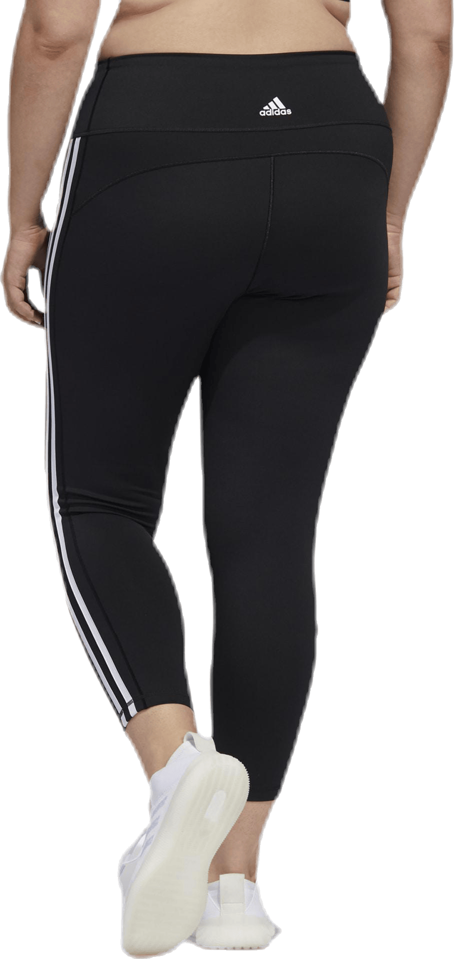 Believe This 2.0 3 Stripe 7/8 Tight Plus Size Black / White - Bild 3