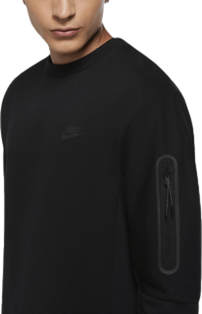 Sportswear Tech Fleece Men's Crew Sweatshirt BLACK/BLACK - Bild 3
