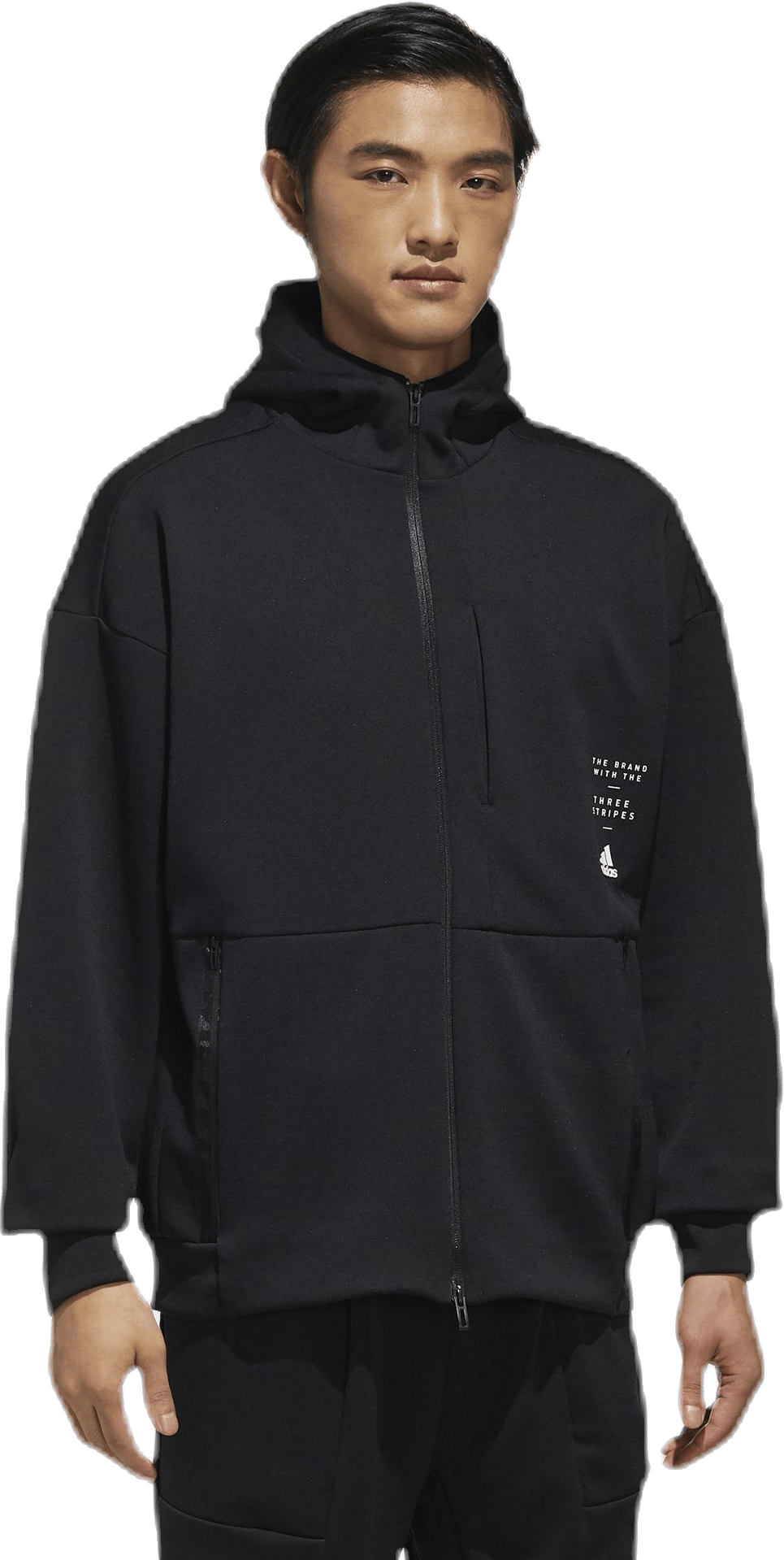 ID Swear Hood Black, Male, Apparels, Shirts, Black, S