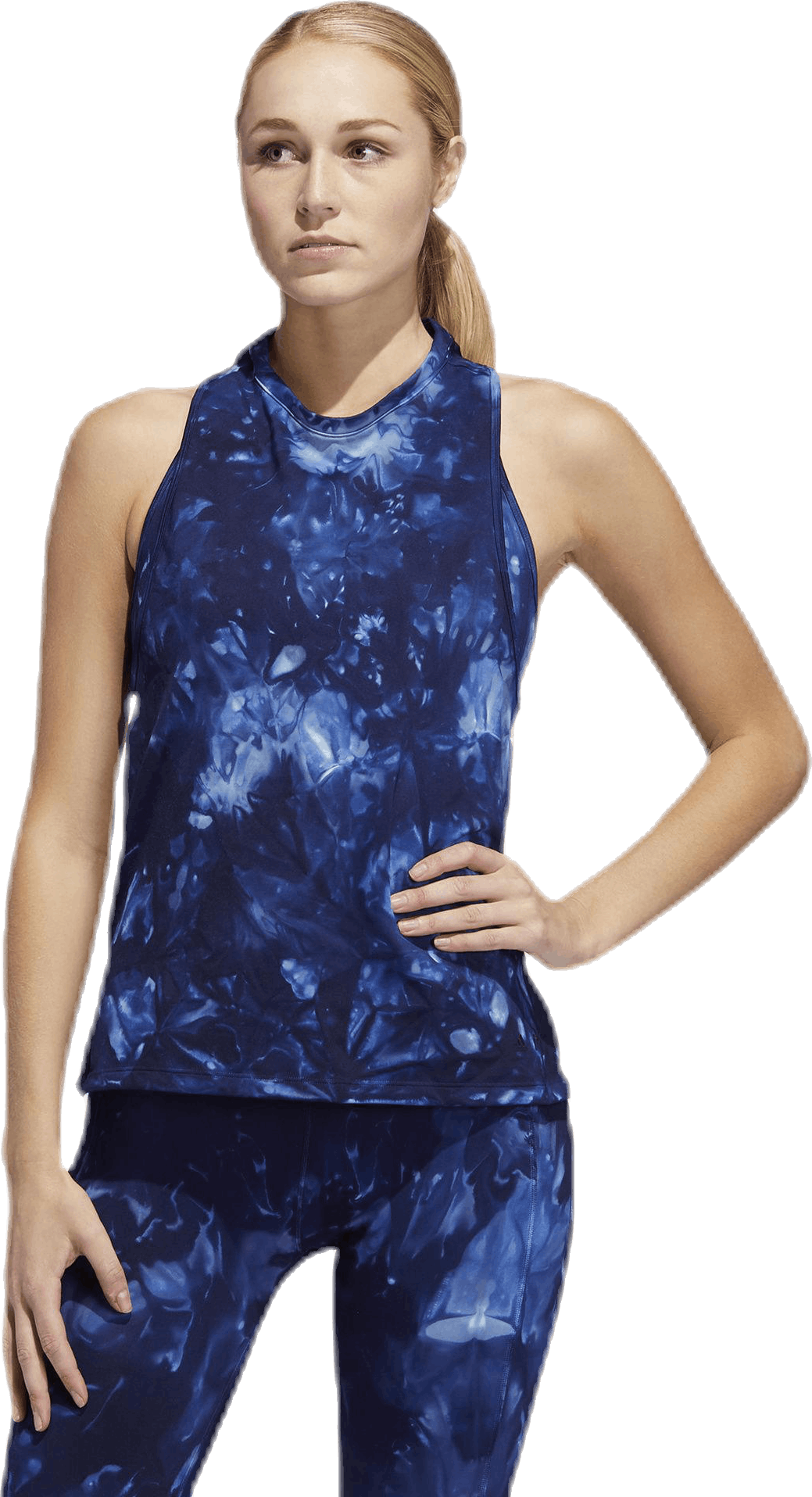 Parley TRG Tank White, Female, Apparels, Tops, Workout, Blue, L