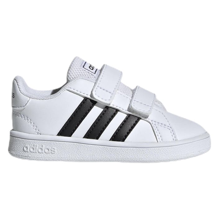 Grand Court Shoes Cloud White / Core Black / Cloud White, Unisex, Sapatos, Sapatilhas, Sapatilhas, Branco, EU 20