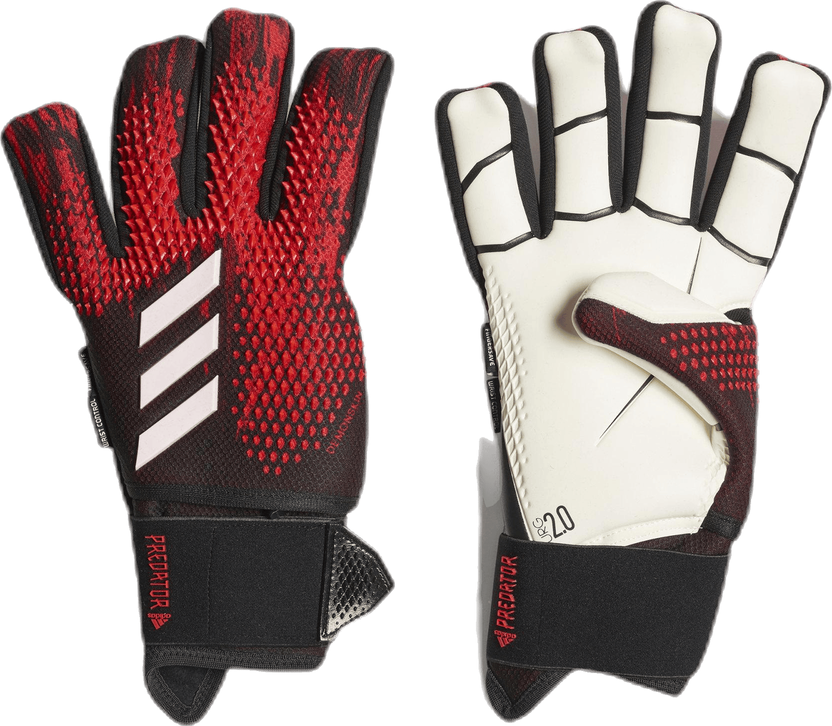 Predator Ultimate Goalkeeper Glove, Black/Red