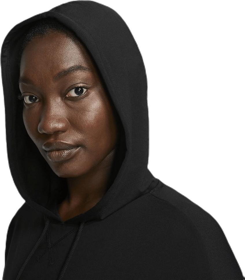 Yoga Jersey Crop Hoodie Black - Bild 3