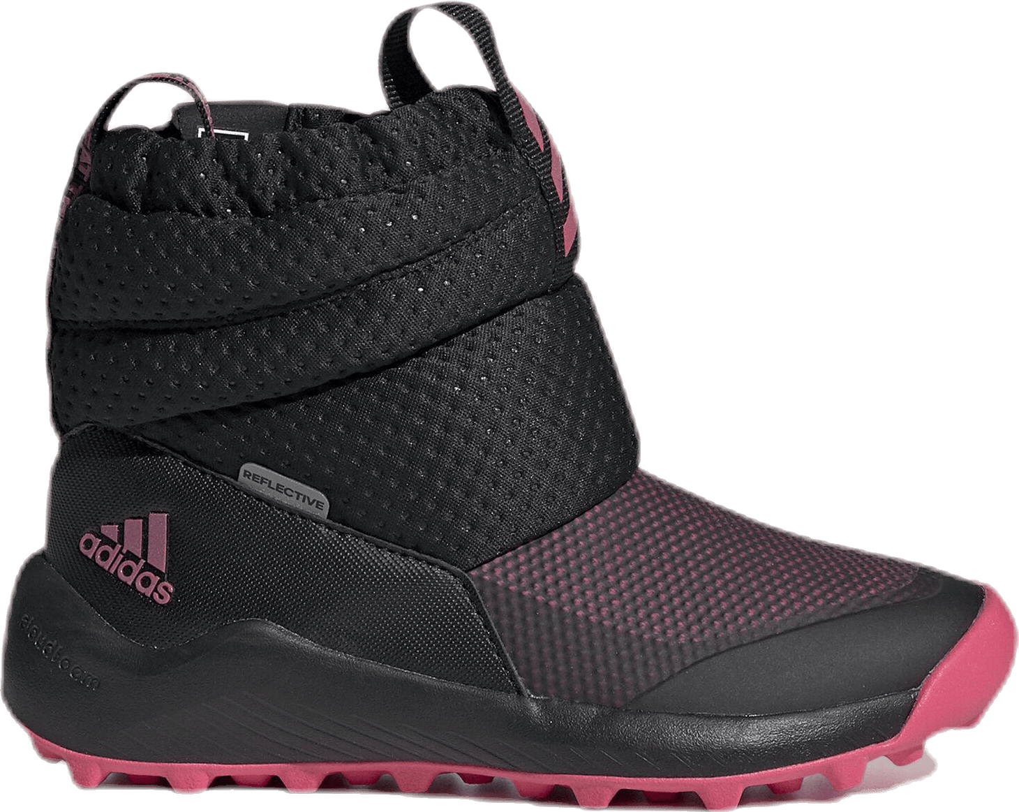RapidaSnow Boots Core Black / Real Pink / Cloud White, Unisex, Shoes, Boots, Pink/Black, UK K 13,5