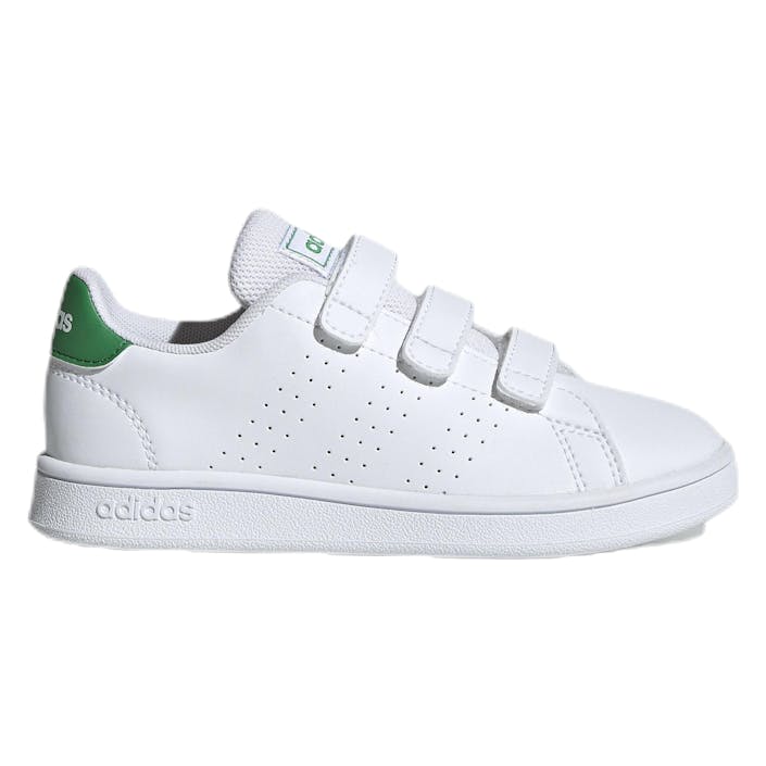 Advantage C Cloud White / Green / Grey Two, Unisex, Skor, Sneakers, Vit, EU 29