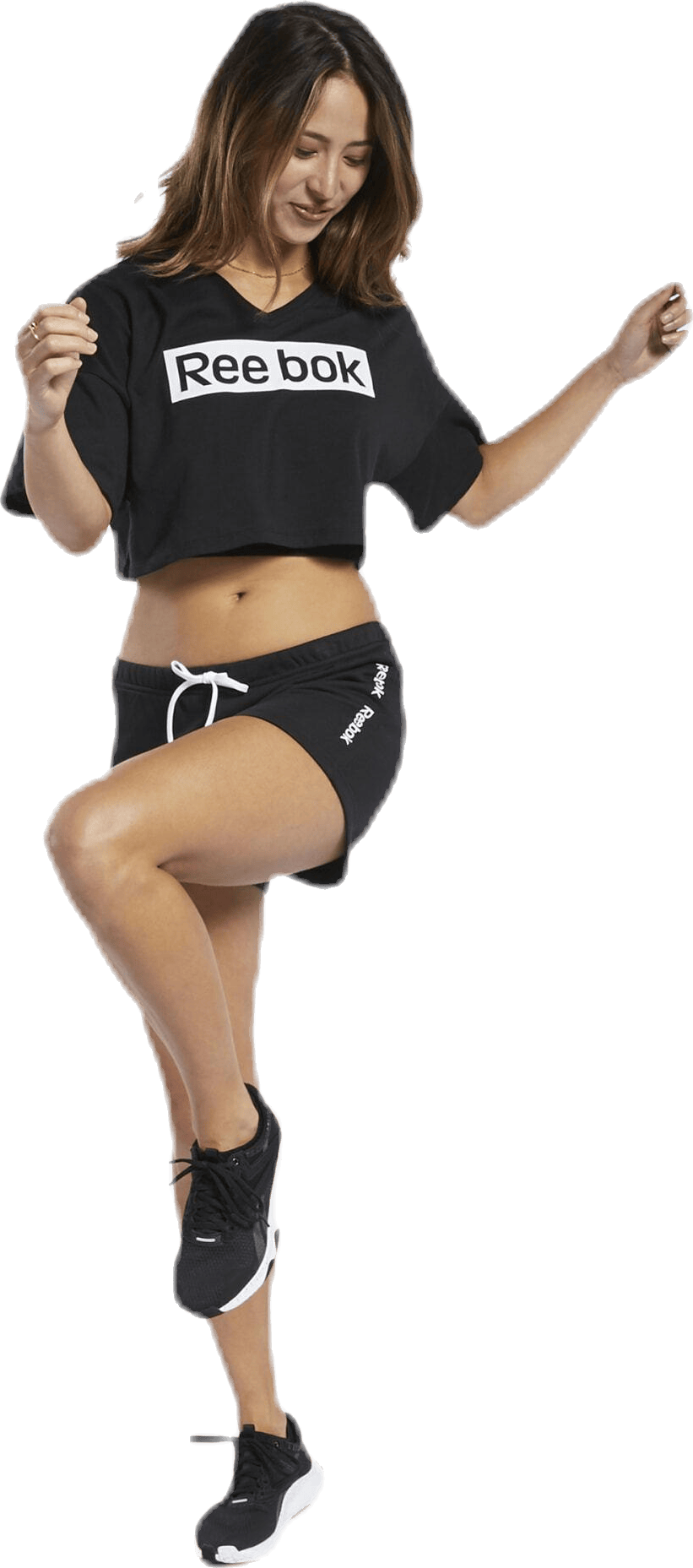 Te Linear Logo Short Black - Bild 2