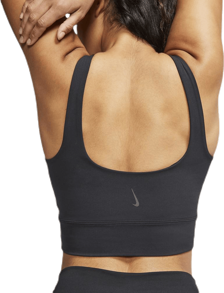 Nike Yoga Luxe Crop Top Black/Grey - Bild 3