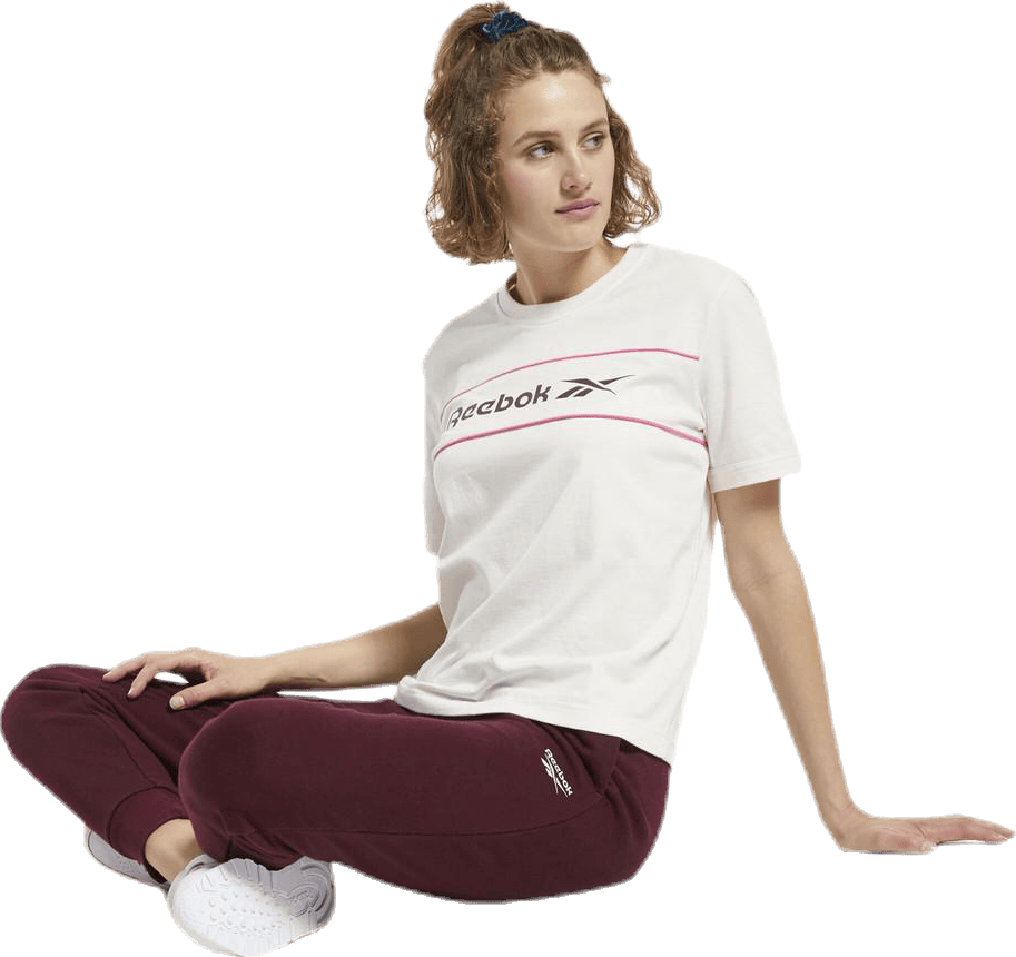 Cl F Linear Tee Pink/White - Bild 2