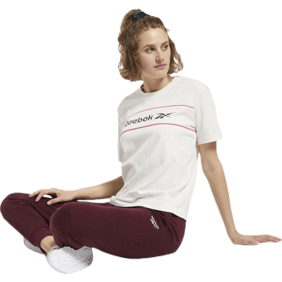 Cl F Linear Tee Pink/White - Bild 2