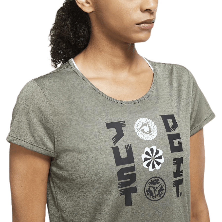 Icon Clash SS Top Black/Beige - Bild 4