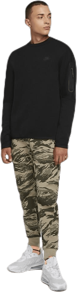 Sportswear Tech Fleece Men's Crew Sweatshirt BLACK/BLACK - Bild 4