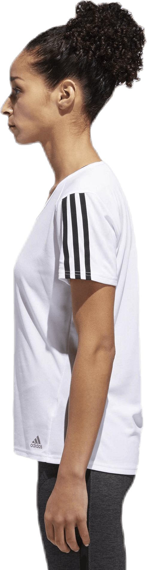 Run 3S Tee W White/Black - Bild 4