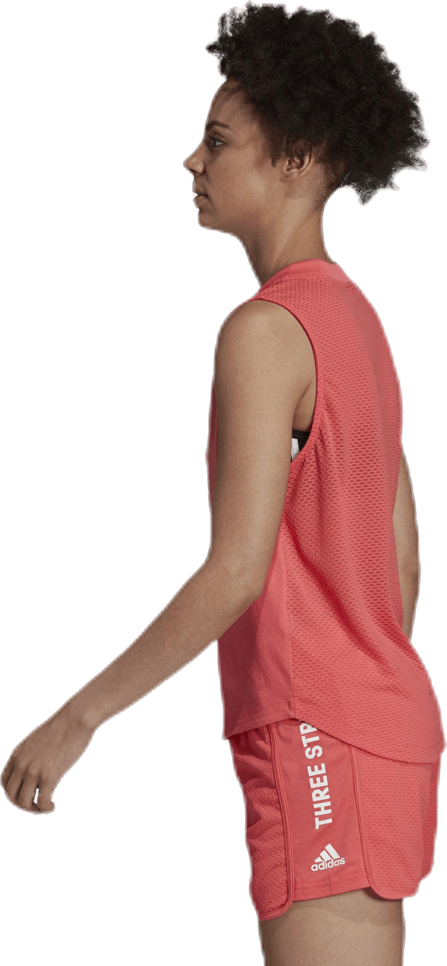 Sid Tank Pink/White, Female, Apparels, Tops, Pink, M