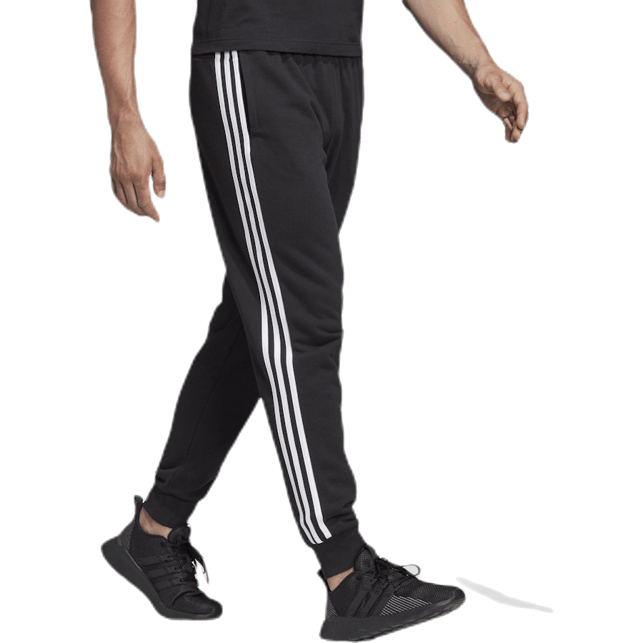 Essentials 3 Stripes Tapered Pant Ft Cuffed Black / White - Bild 4