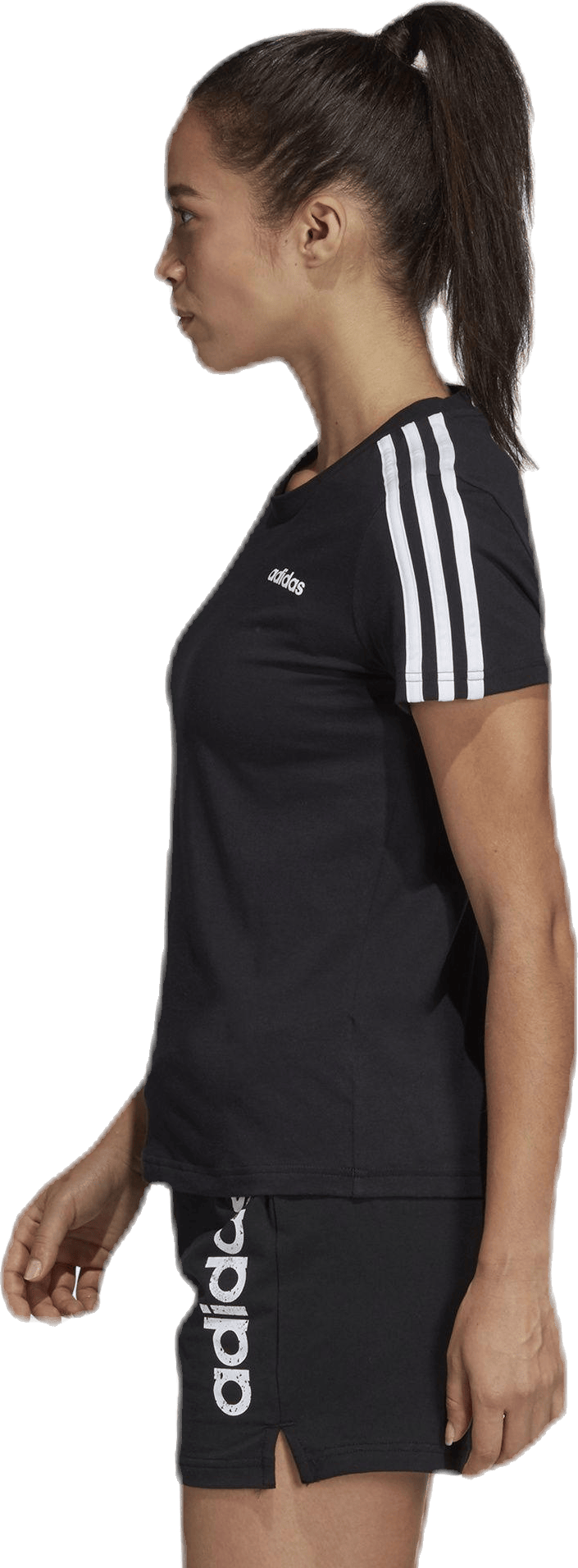 Essentials 3S Slim Tee Black / White - Bild 4