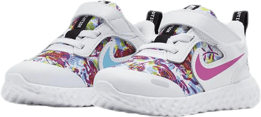 Nike Revolution 5 Fable TDV - White/Fire Pink/Blue Fury/White • Price »