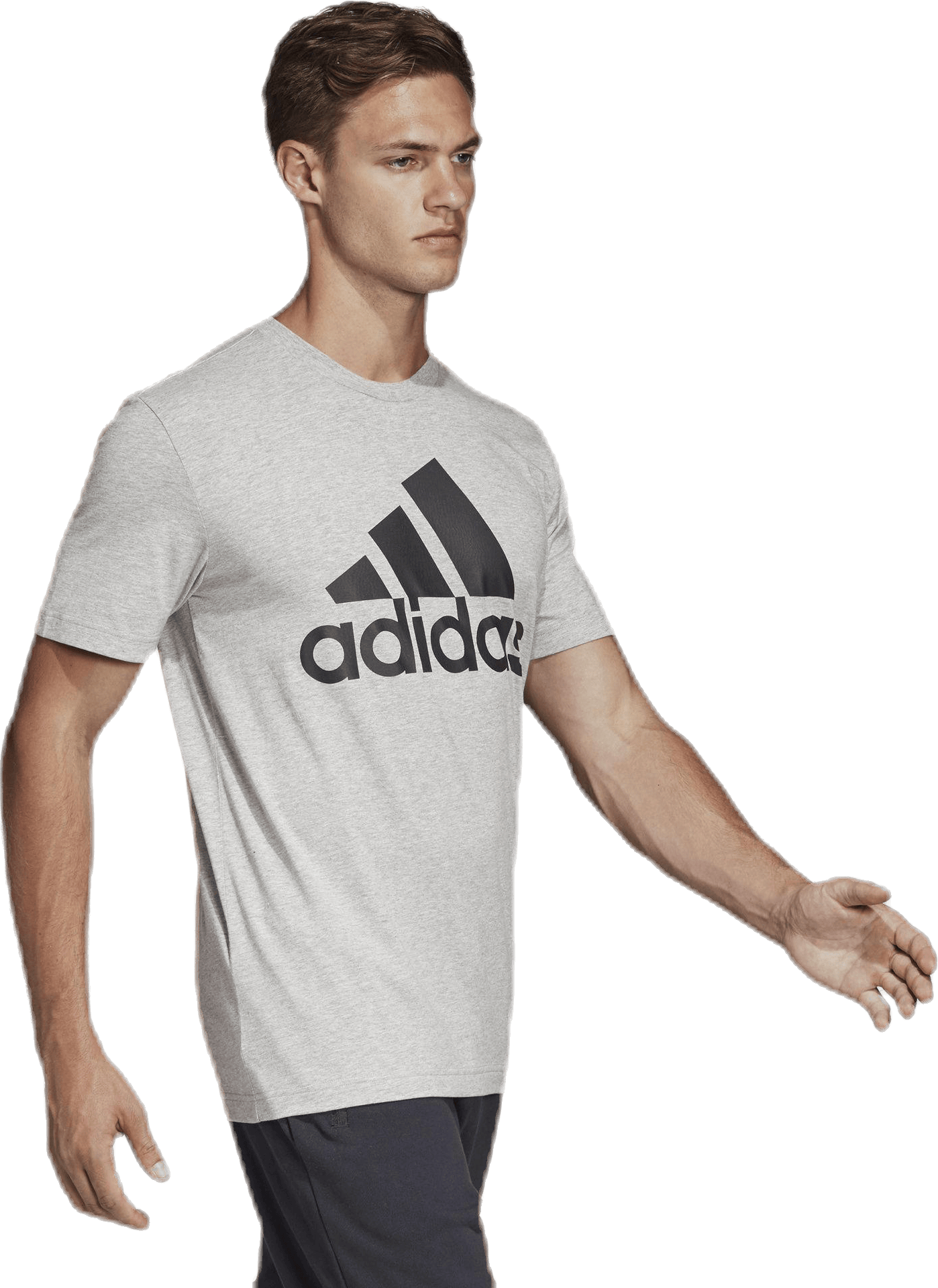 Mh Bos Tee Medium Grey Heather / Black - Bild 5