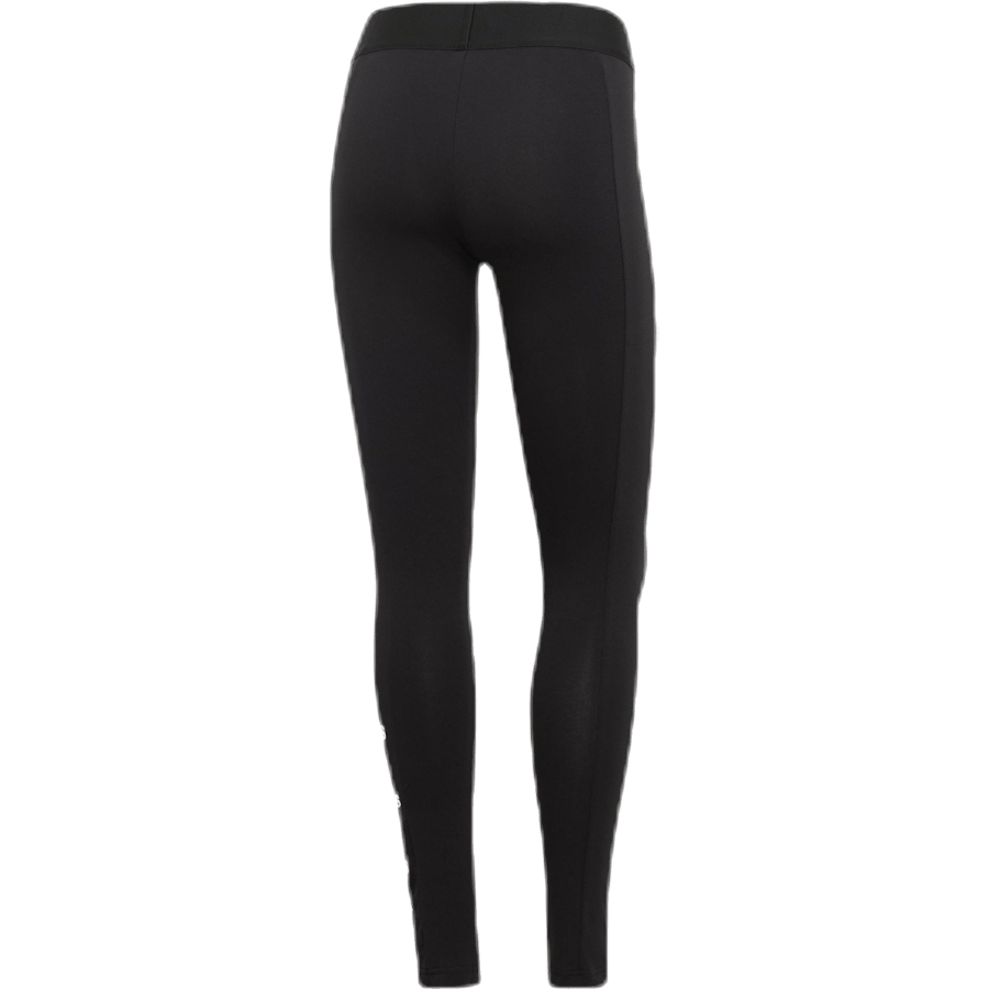 W Stacked Logo Cotton Tights Black / White - Bild 5