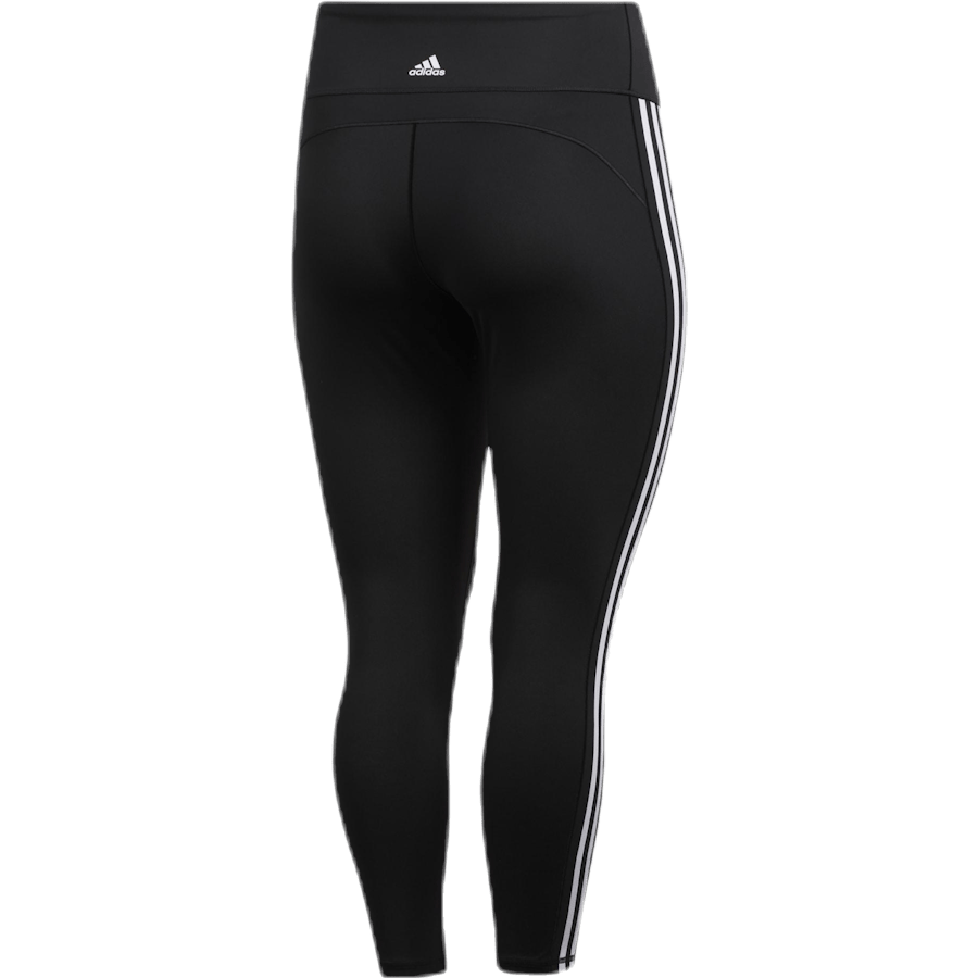 Believe This 2.0 3 Stripe 7/8 Tight Plus Size Black / White - Bild 5