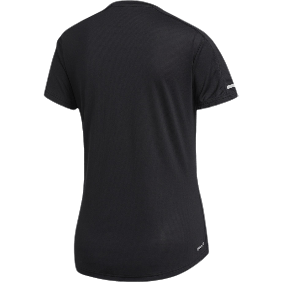 Adidas Run 3 Stripes Tee Women Black - Bild 5