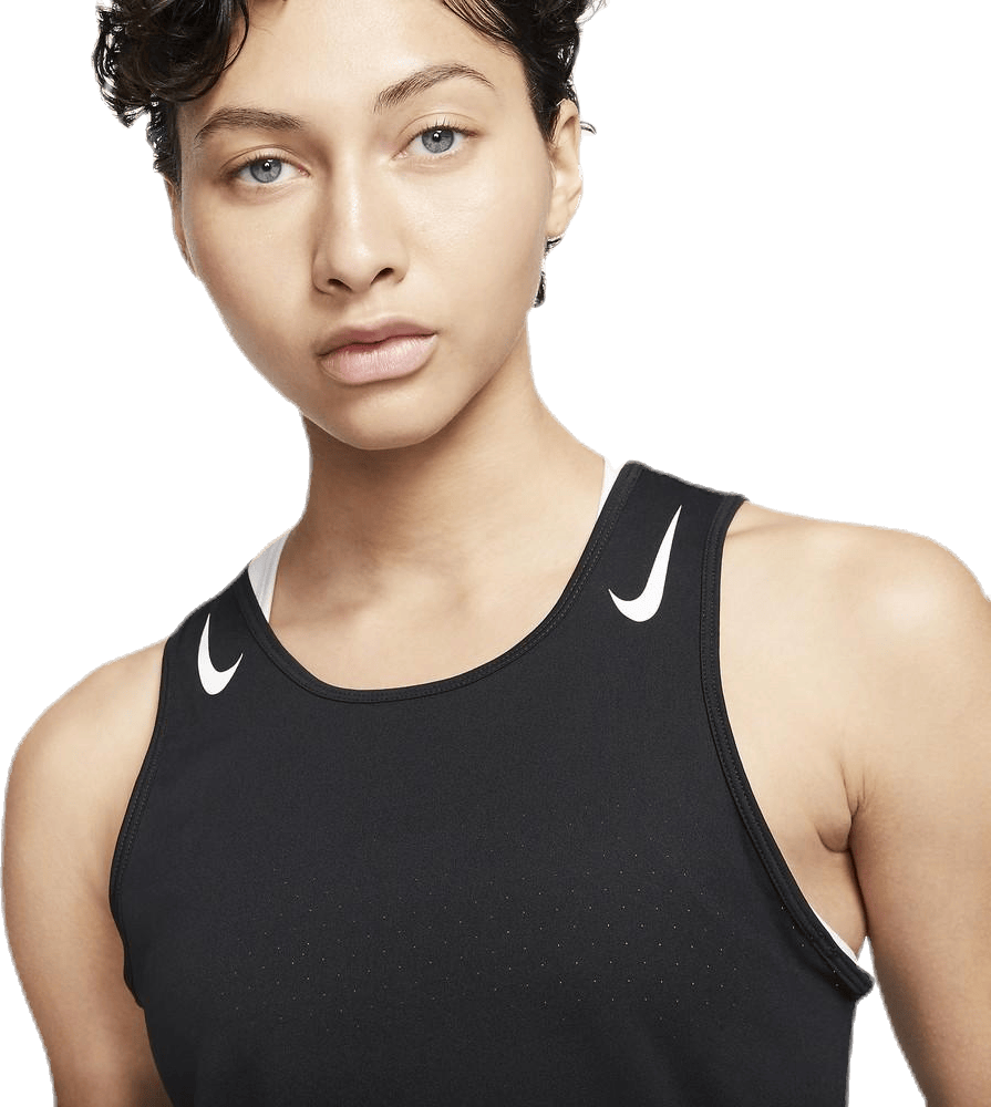 AeroSwift Running Singlet White/Black - Bild 5