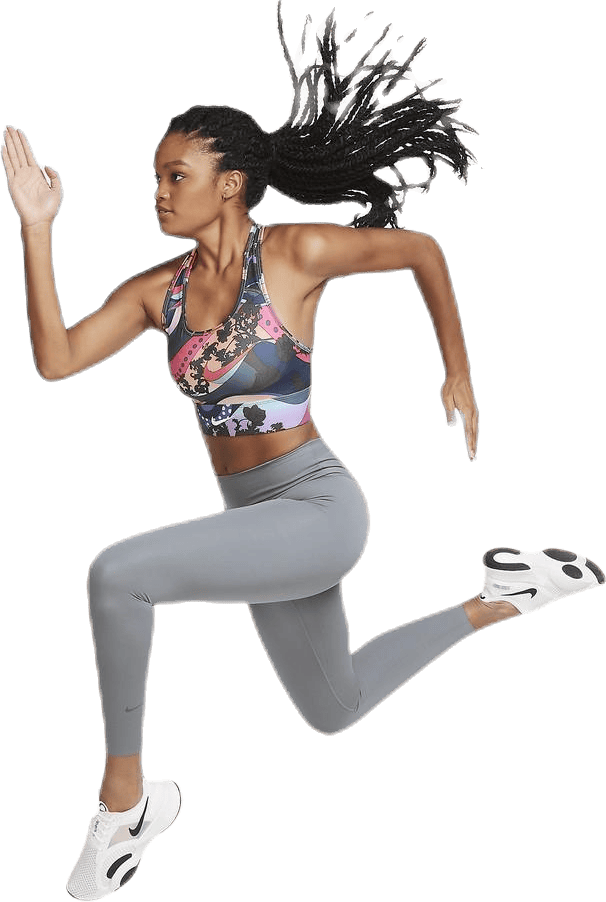 Swoosh Icon Clash Bra Print LL Blue/White - Bild 5