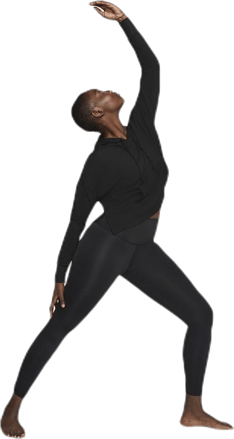 Yoga Jersey Crop Hoodie Black - Bild 5