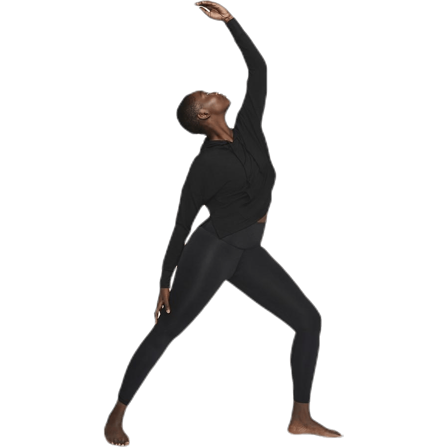 Yoga Jersey Crop Hoodie Black - Bild 5