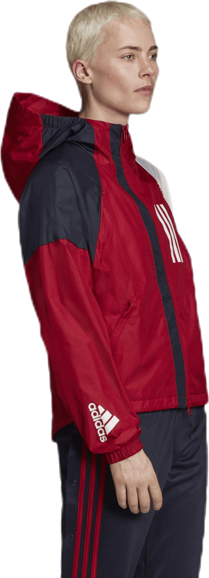 ID Wind Jacket  Blue/White/Red, Female, Apparels, jackets, Blue/White/Red, M