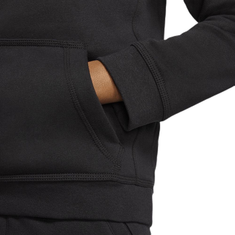 Sportswear Club Fleece Big Kids’ Pullover Hoodie BLACK/LT SMOKE GREY - Bild 6