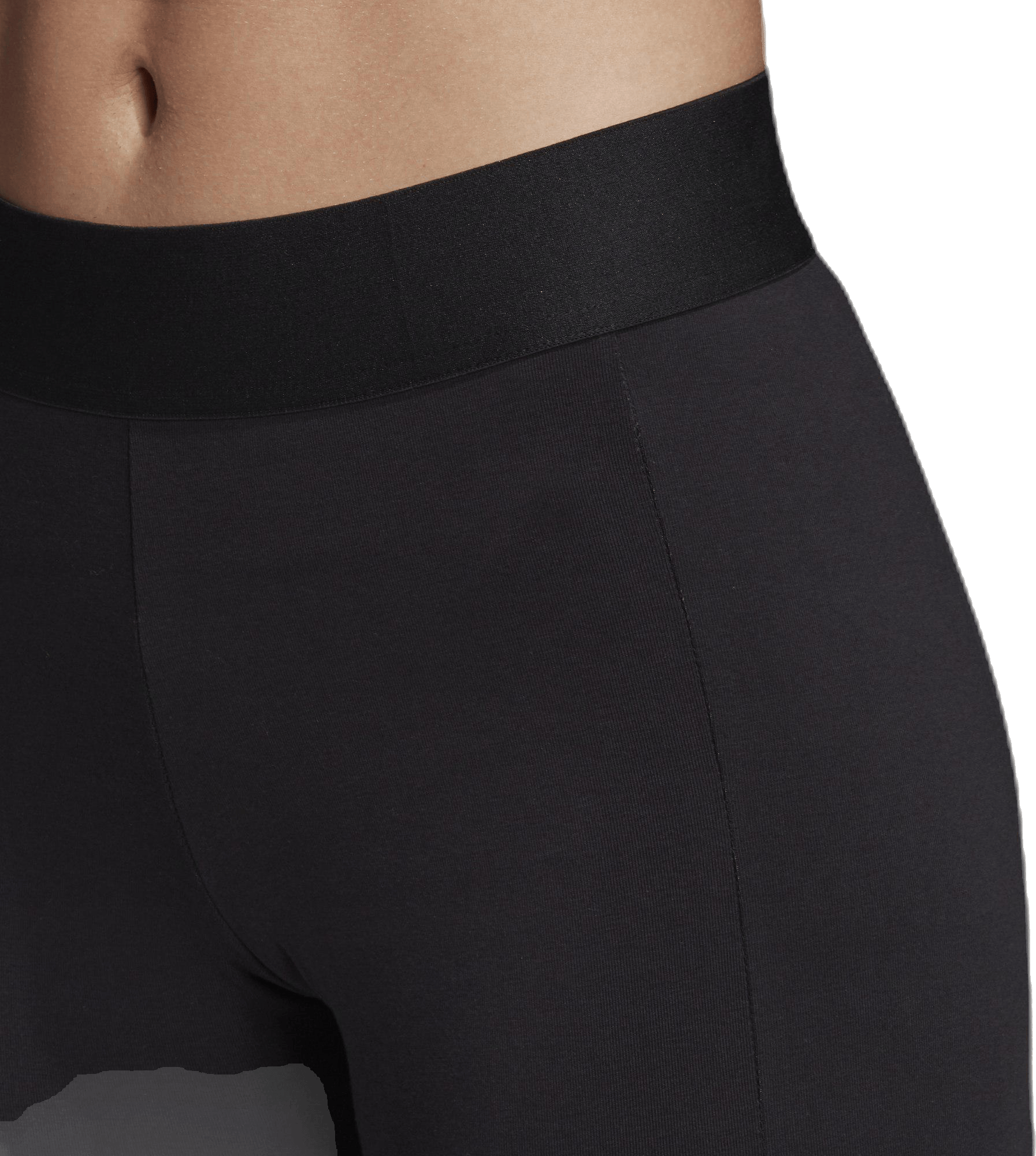 W Stacked Logo Cotton Tights Black / White - Bild 6