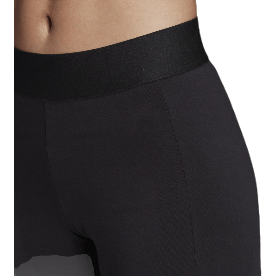 W Stacked Logo Cotton Tights Black / White - Bild 6