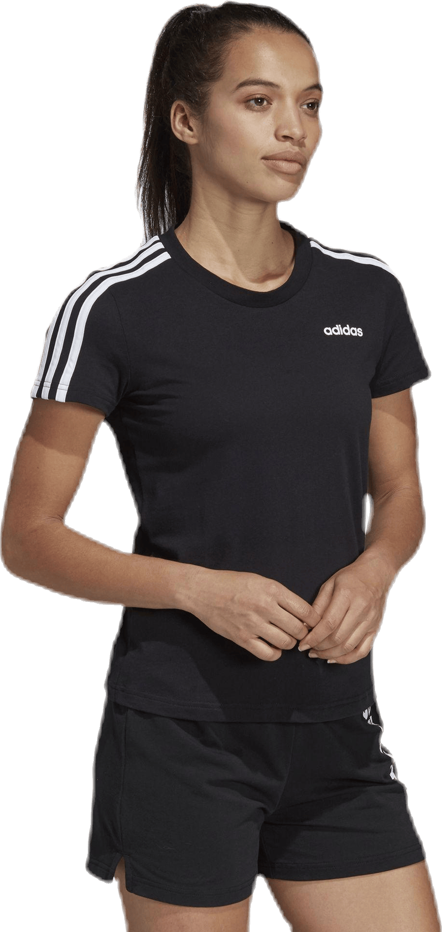 Essentials 3S Slim Tee Black / White - Bild 6